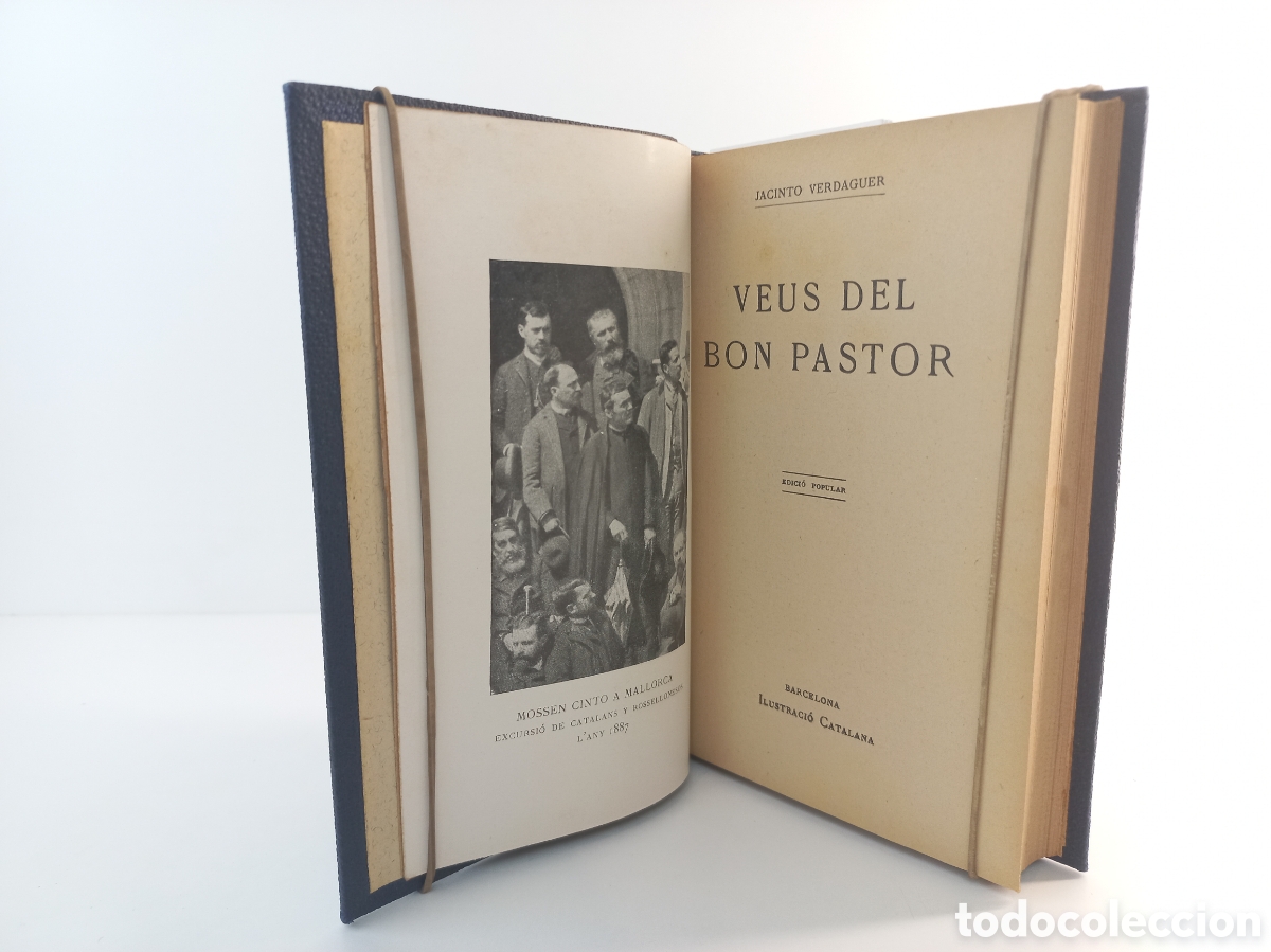 Libros antiguos: Veus del Bon Pastor. Dietari d'Un Pelegr&iacute; a Terra Santa. Jacinto Verdaguer. Ilustraci&oacute; Catalana.