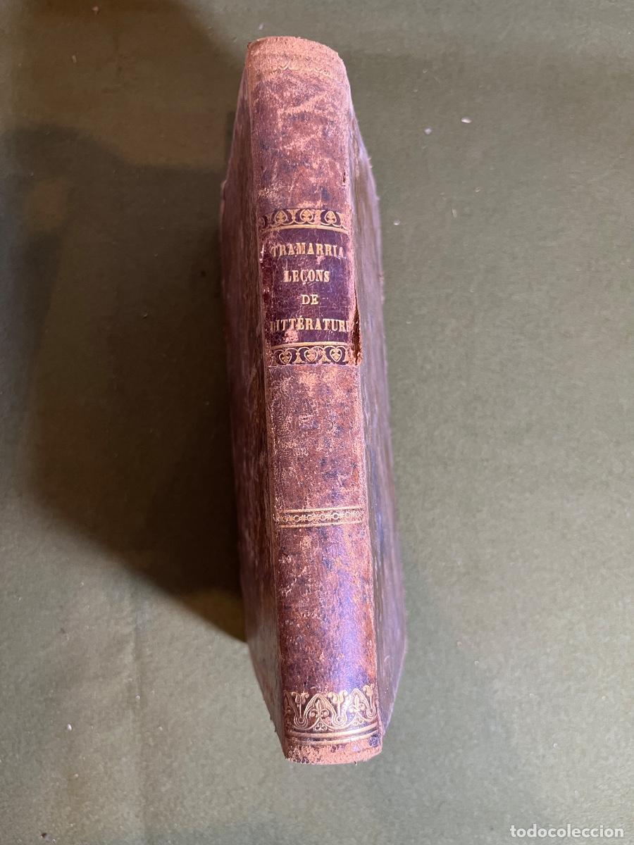 Old books: Le&ccedil;ons Fran&ccedil;aises de Litt&eacute;rature et de Morale F. de Tramarria 1882 6&ordf; Edici&oacute;n Madrid Libro Antiguo F