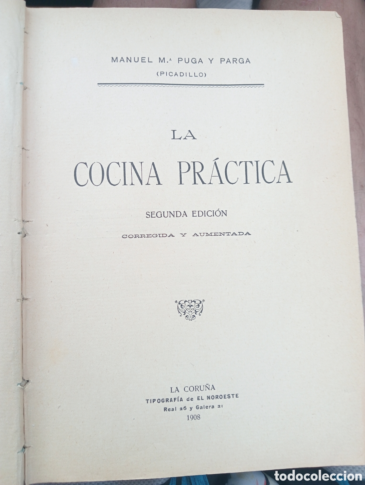 Libros antiguos: La cocina pr&aacute;ctica, Picadillo. M. Puga y Purga. - Foto 5