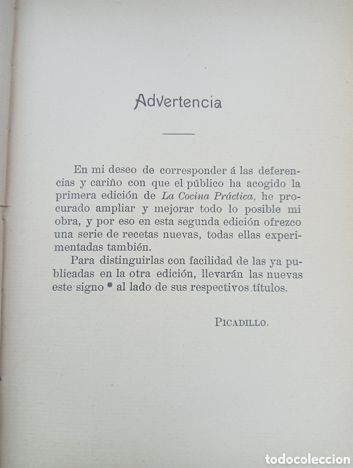Libros antiguos: La cocina pr&aacute;ctica, Picadillo. M. Puga y Purga. - Foto 6