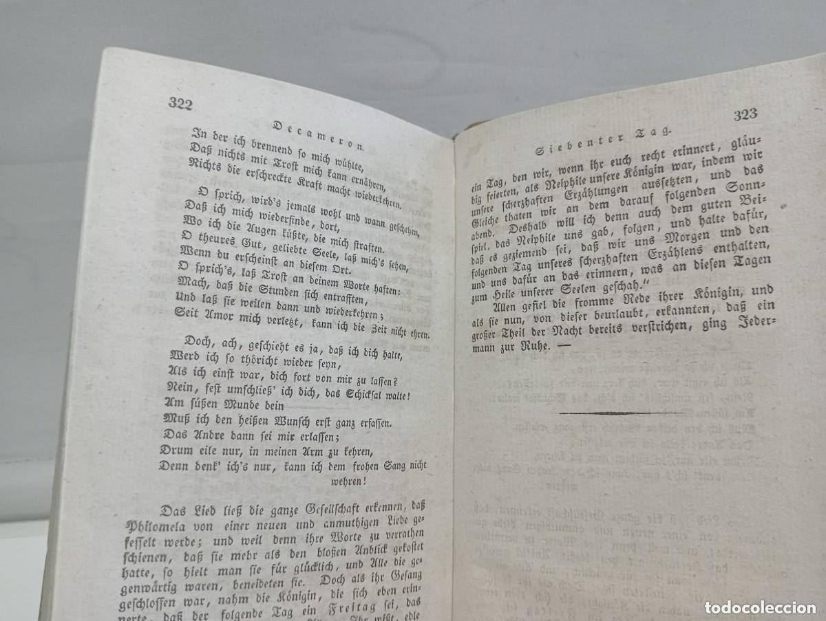 Libros antiguos: DAS DECAMERON &ndash; GIOVANNI BOCCACCIO. LEIPZIG 1830 - Foto 3