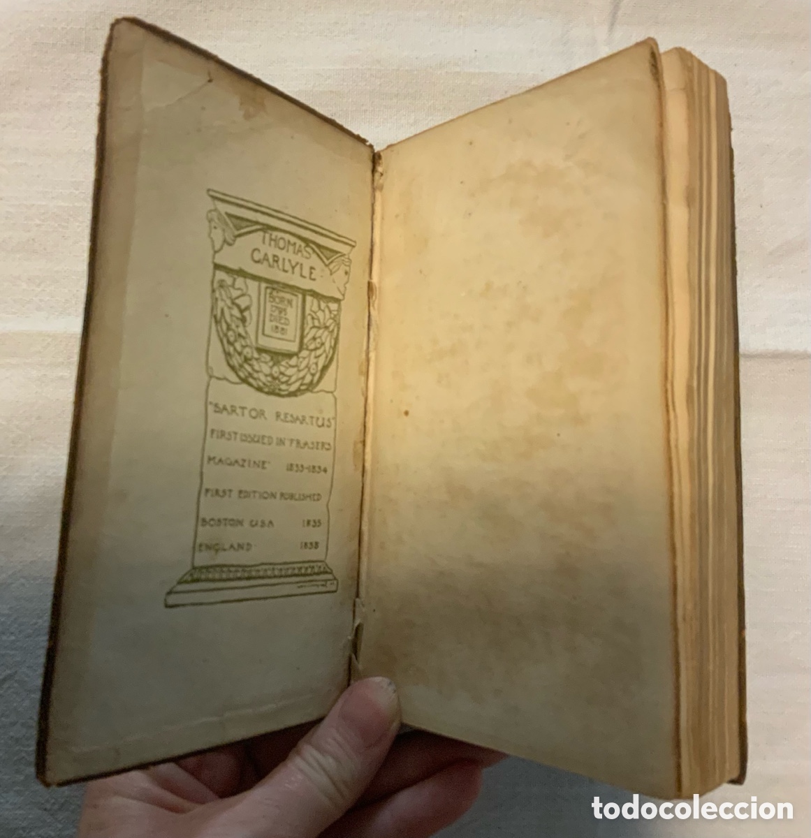 Libros antiguos: Sartor Resartus. Thomas Carlyle. - Foto 3