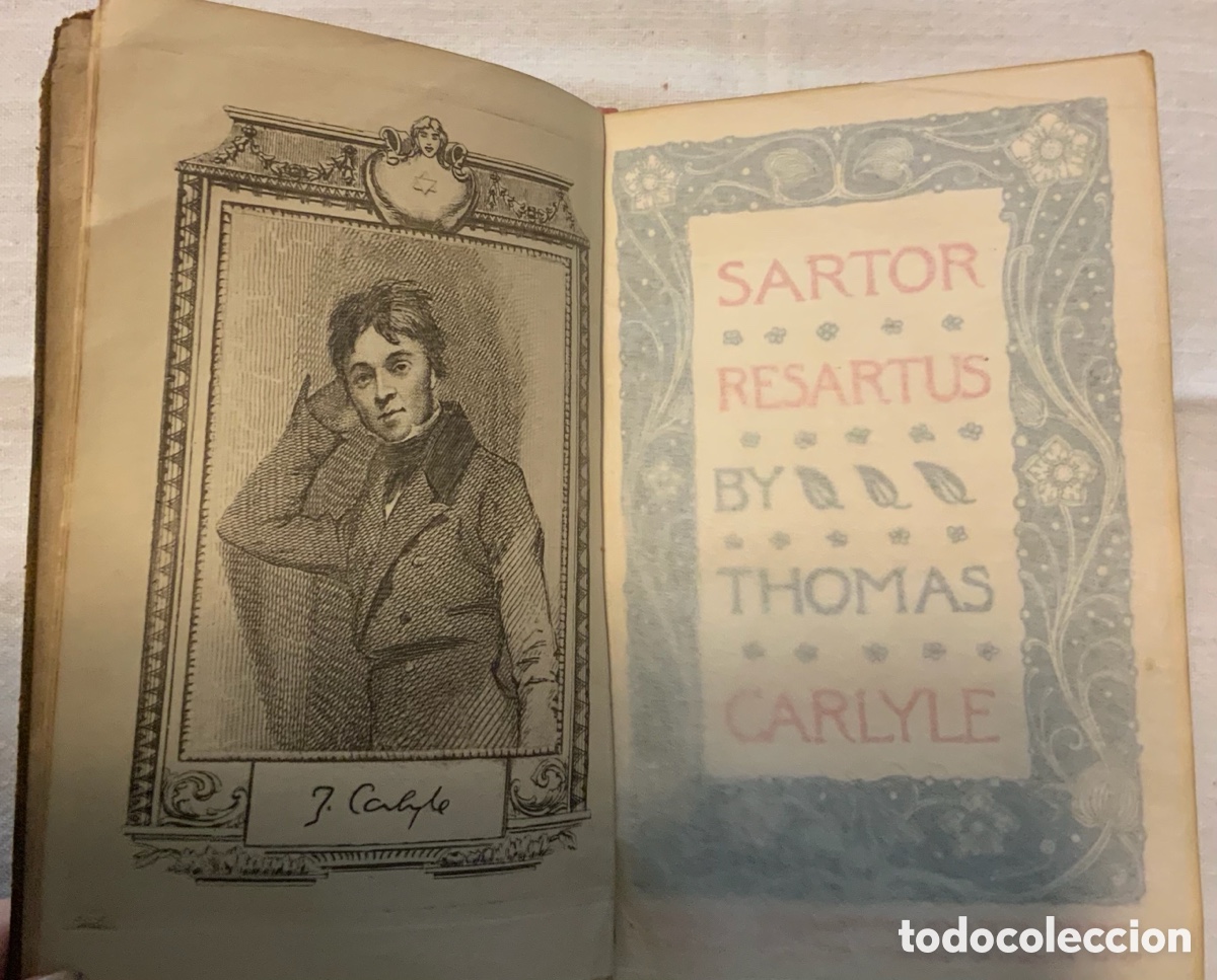 Libros antiguos: Sartor Resartus. Thomas Carlyle. - Foto 6