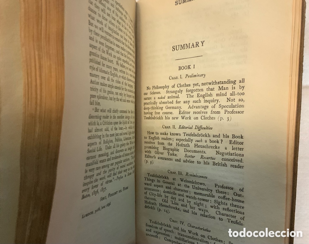 Libros antiguos: Sartor Resartus. Thomas Carlyle. - Foto 11