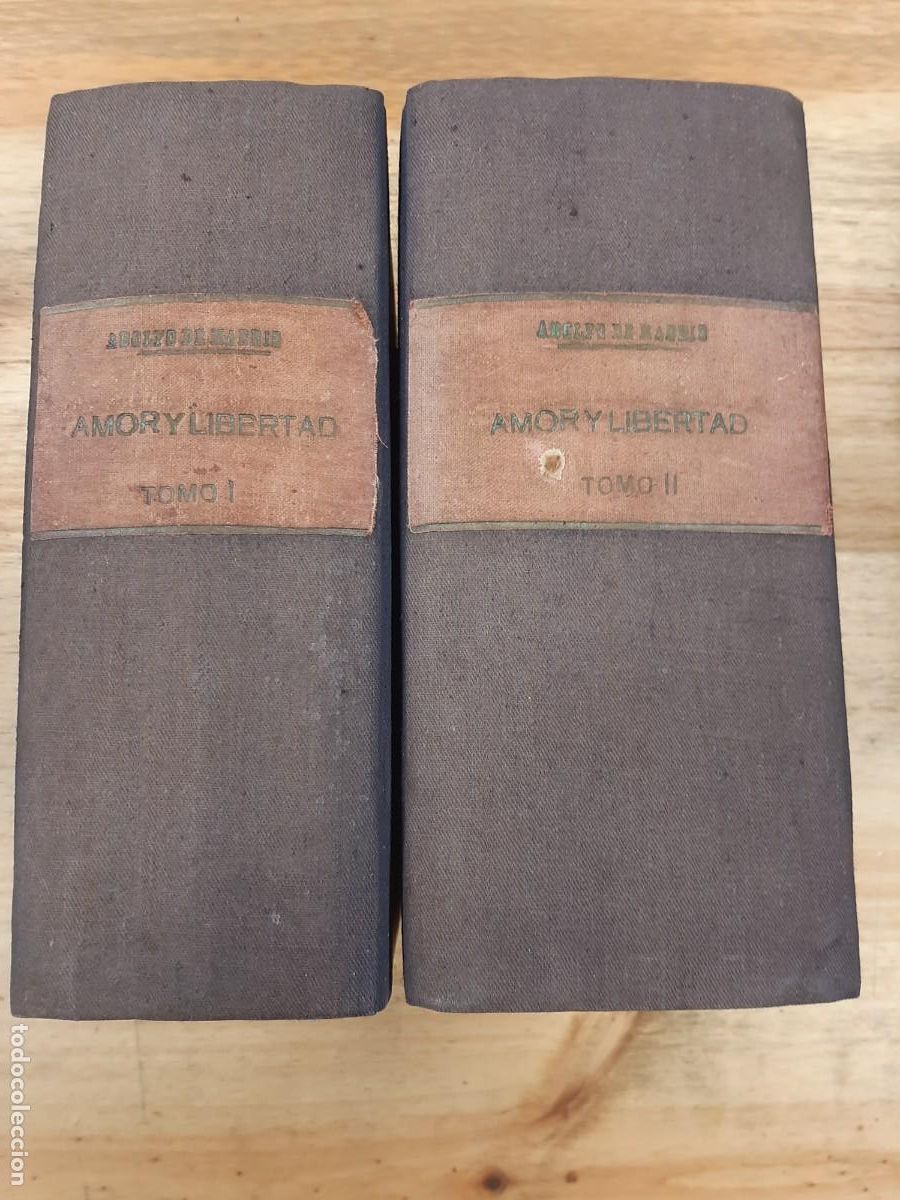 Libros antiguos: Luis Miguel o Amor y Libertad - Adolfo de Madrid - La Novela Cosmopolita S.A. 1931 (2 Tomos)