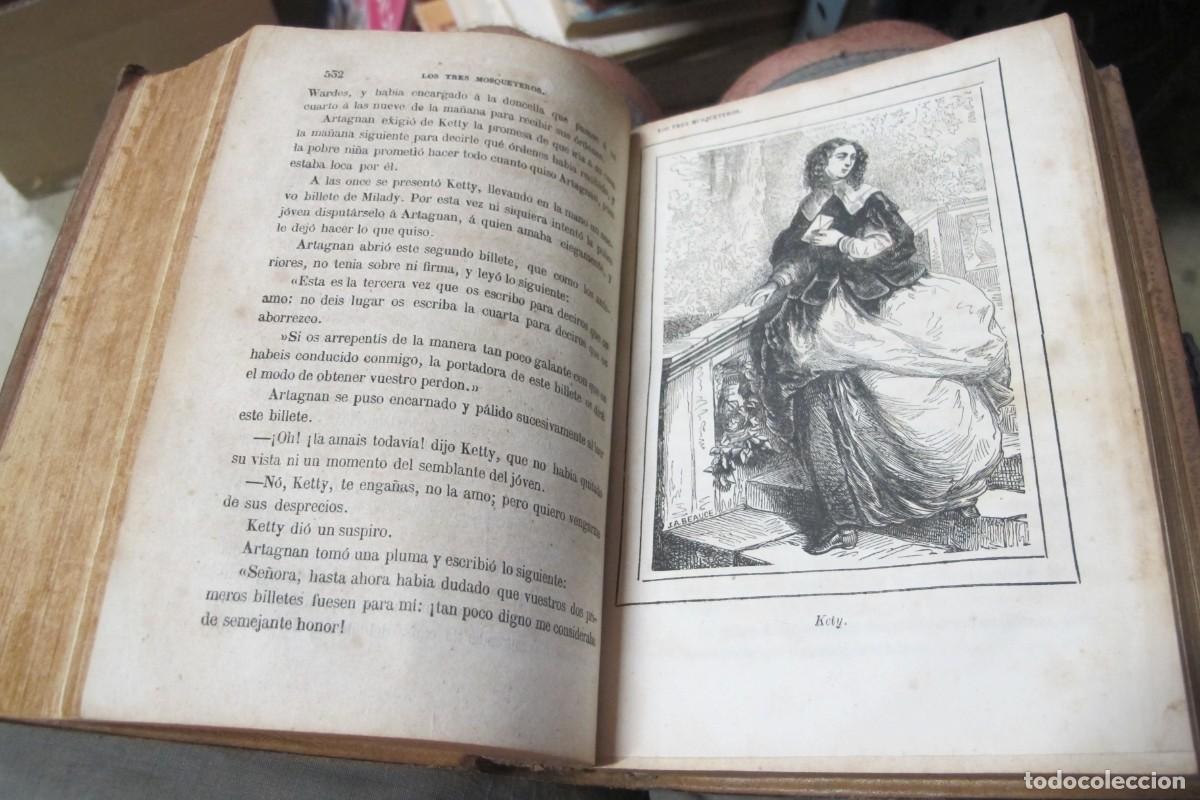 Libros antiguos: LOS TRES MOSQUETEROS. ALEJANDRO DUMAS. 1860 - Foto 6