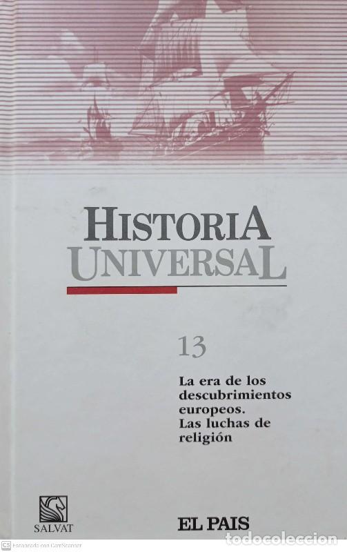 Libros antiguos: La era de los descubrimientos europeos: Las luchas de religiones Tomo 13 - Varios - Salvat