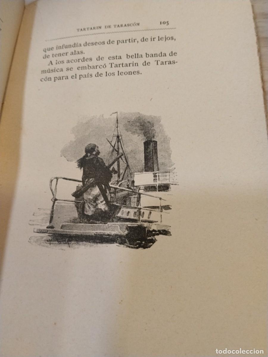 Libros antiguos: A. Daudet. Tartarin de Tarascon - Foto 3
