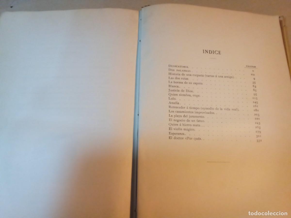 Libros antiguos: PARA ELLAS DE ADELA S&Aacute;NCHEZ CANTOS DE ESCOBAR - Foto 6