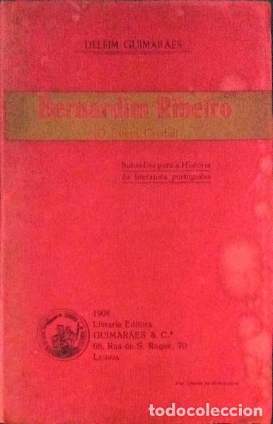 Libros antiguos: GUIMAR&Atilde;ES. (Delfim) - BERNARDIM RIBEIRO (O POETA CRISFAL).