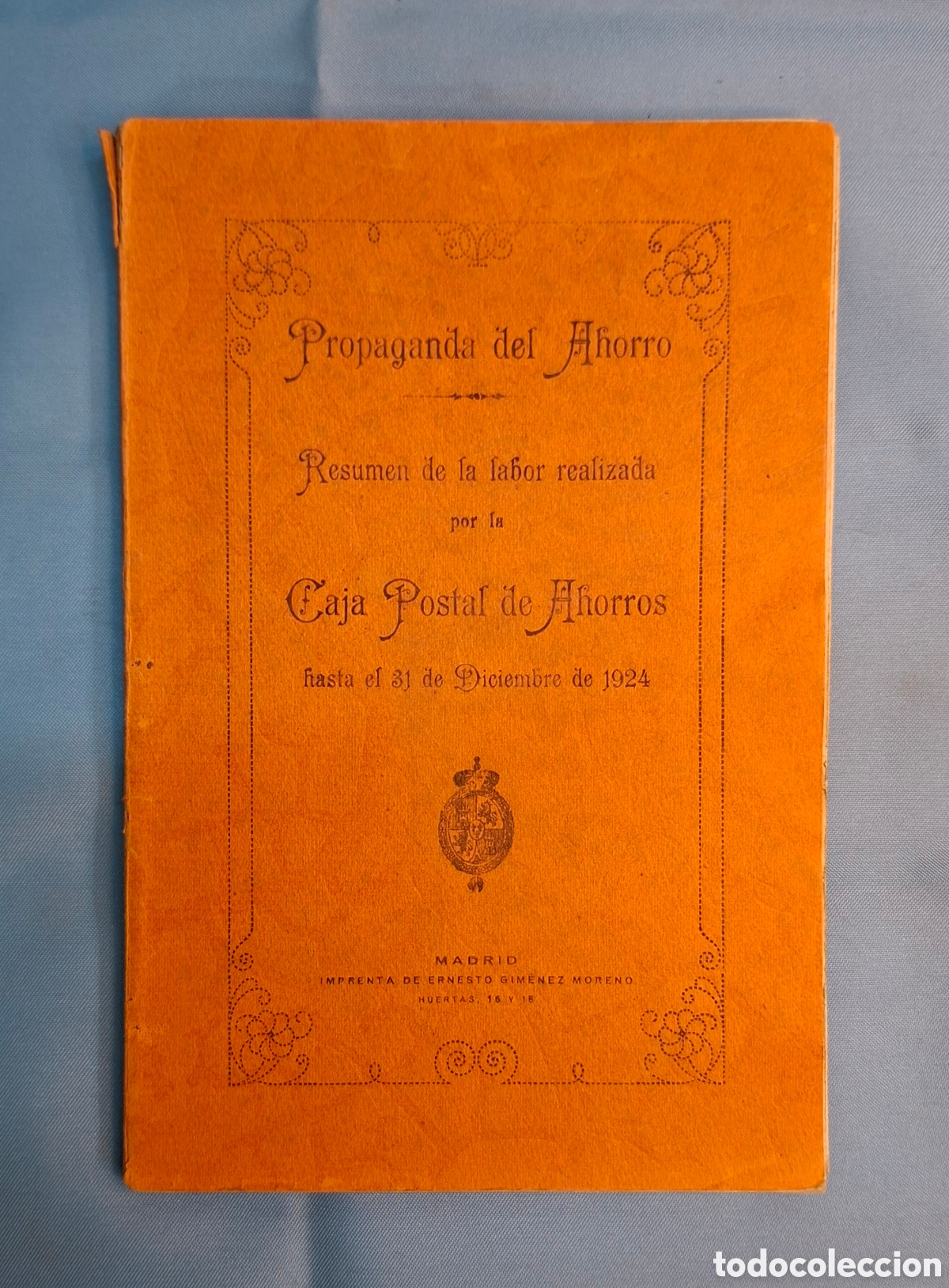 Libros antiguos: Propaganda del Ahorro 1924 - Foto 3