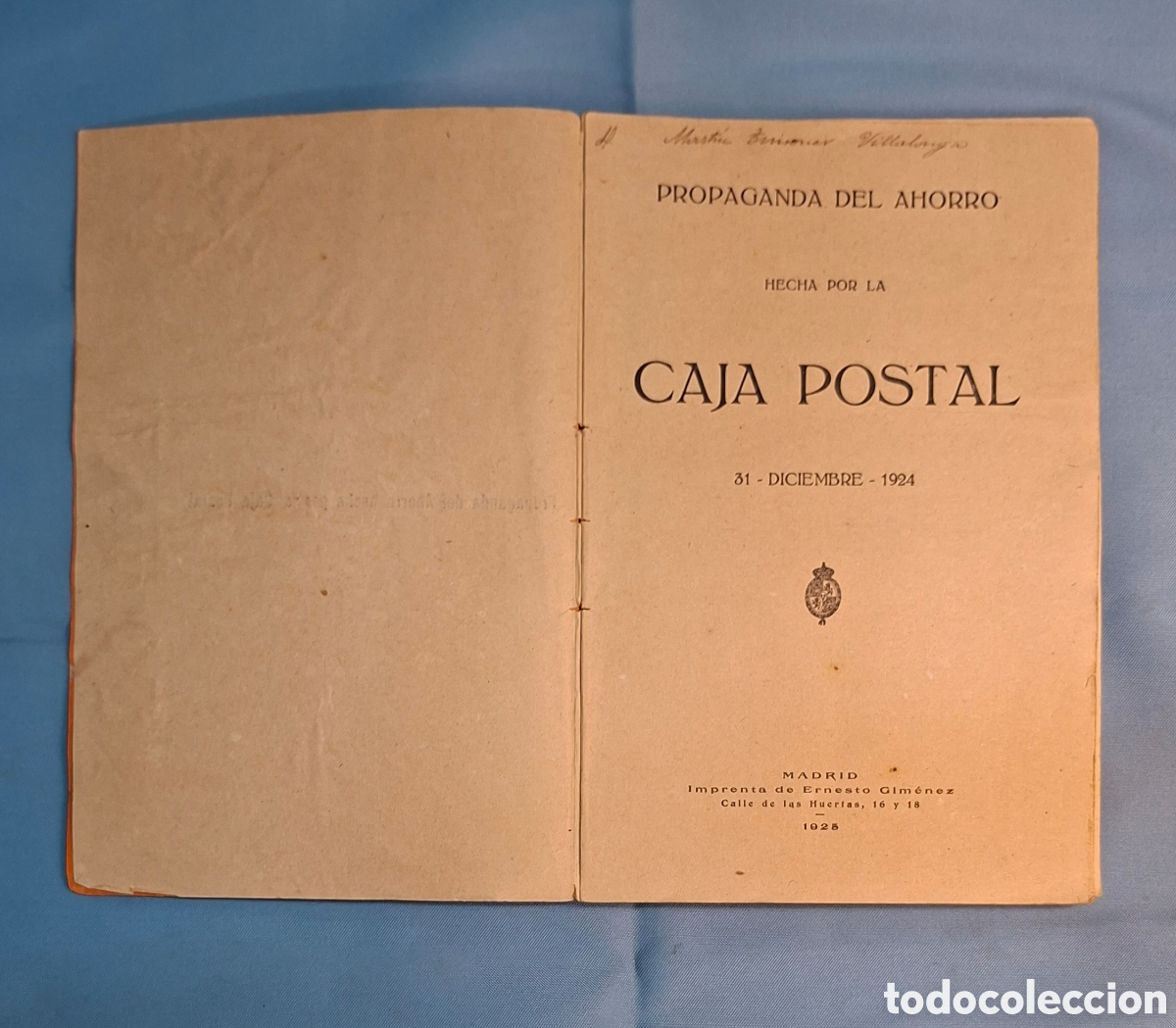 Libros antiguos: Propaganda del Ahorro 1924 - Foto 11