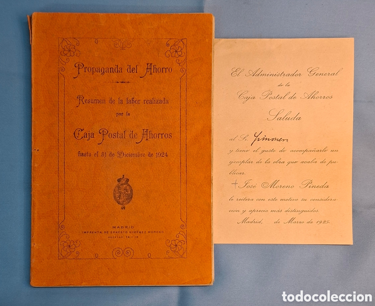 Libros antiguos: Propaganda del Ahorro 1924 - Foto 13