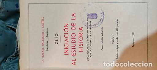 Libros antiguos: CL&Iacute;O - Rafael Ballester (1931) Obra Completa 2 Tom - Foto 3