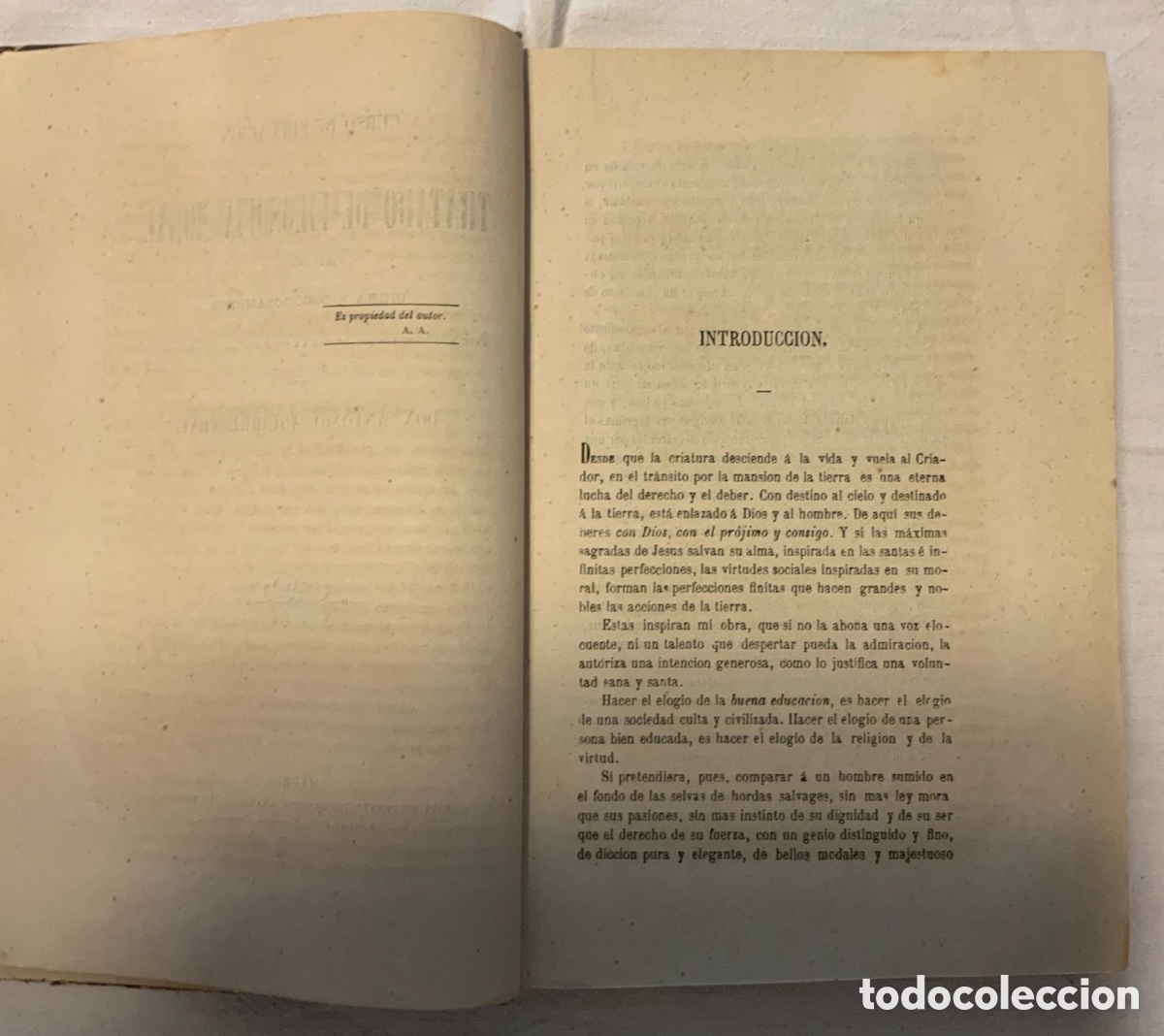 Libros antiguos: Tratado de Filosof&iacute;a Moral. 1863 - Foto 6