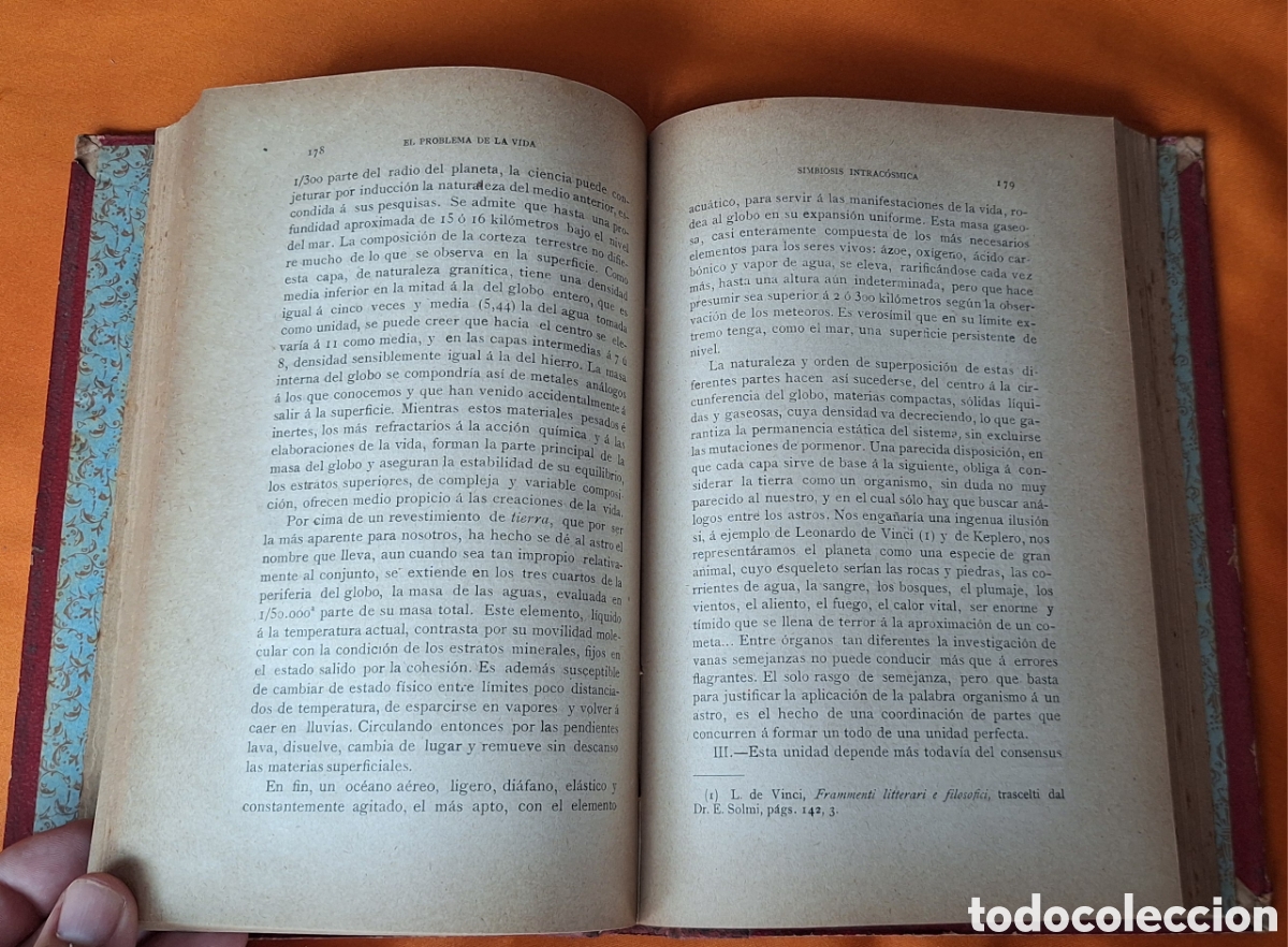 Libros antiguos: El Problema de la Vida - Luis Bourdeau - A&ntilde;o 1902 - - Foto 8