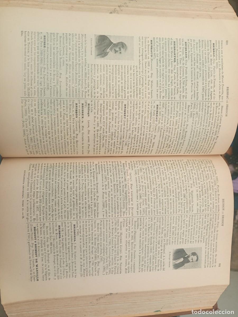 Libros antiguos: tomo 9 de la enciclopedia universal ilustrada