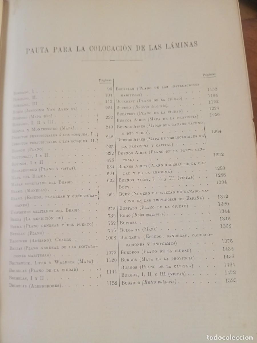 Libros antiguos: tomo 9 de la enciclopedia universal ilustrada - Foto 17