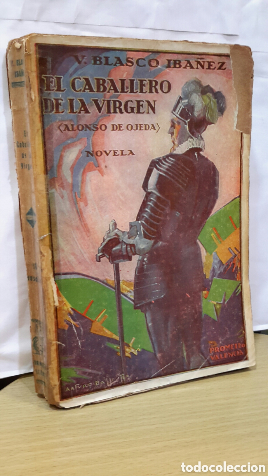 Libros antiguos: El Caballero de la Virgen - V. Blasco Iba&ntilde;ez