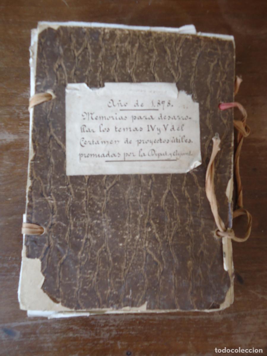 Libros antiguos: Proyectos de alcantarillado y abastecimiento de aguas en Salamanca a finales del s. XIX