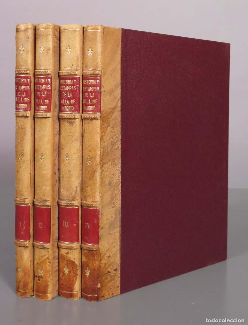 Libros antiguos: Historia y Estampas de la Villa de Madrid - Federico Carlos Sainz de Robles - Iberia Joaquin Gil Edi