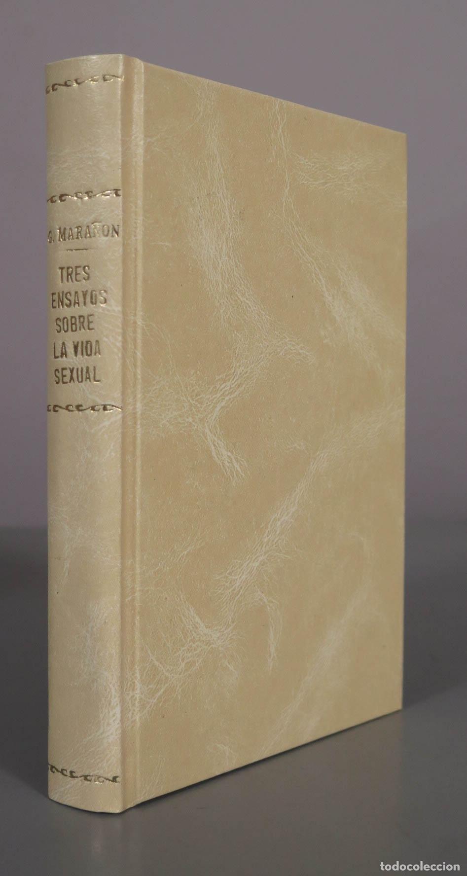 Libros antiguos: Tres ensayos sobre la vida sexual - Gregorio Mara&ntilde;&oacute;n - Biblioteca Nueva 1927
