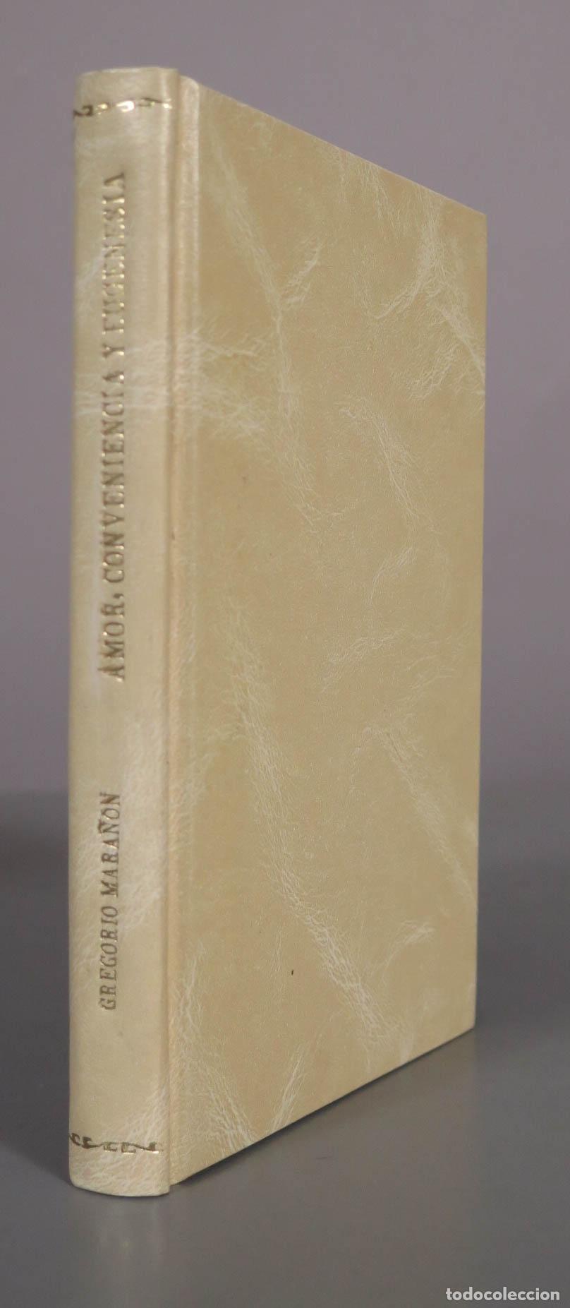 Libros antiguos: Amor, conveniencia y eugenesia - Gregorio Mara&ntilde;&oacute;n - Historia Nueva 1929