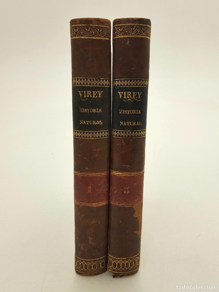 Libros antiguos: HISTORIA NATURAL DE J&Eacute;NERO HUMANO, TOMOS I Y III, ULTIMO VIREY 1835, (21X15)