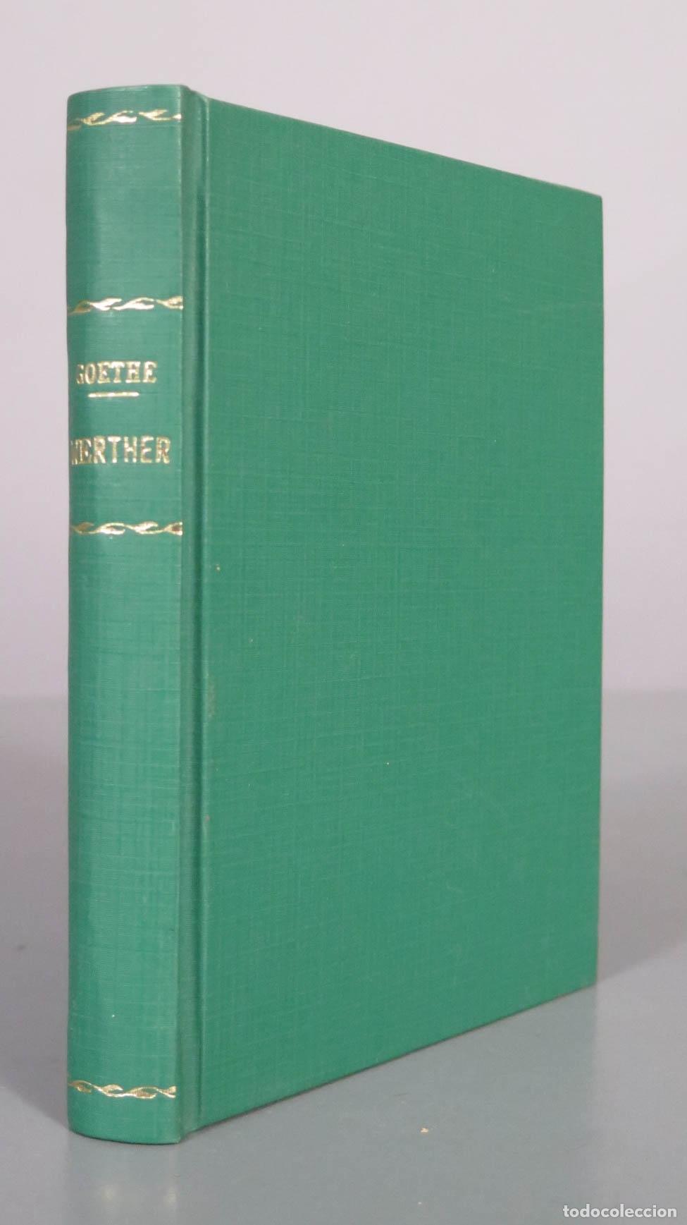 Libros antiguos: Werther - Johann Wolfgang von Goethe