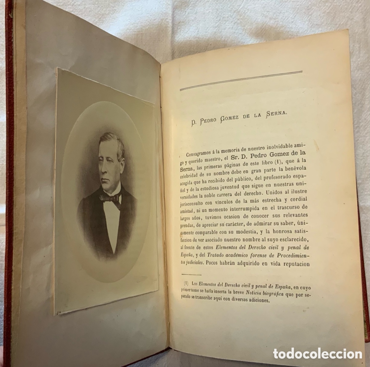 Libros antiguos: Noticia biogr&aacute;fica G&oacute;mez de la Serna. Montalb&aacute;n