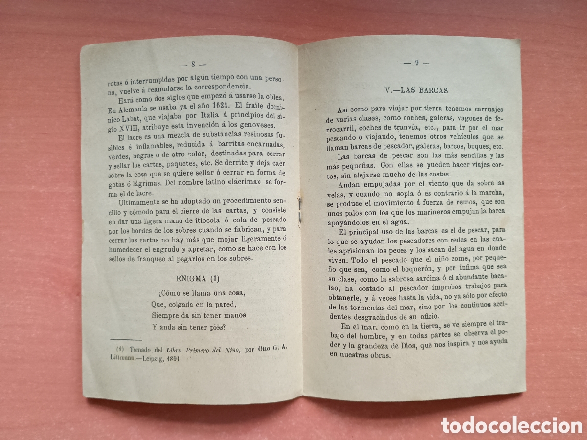 Libros antiguos: Librito La Creaci&oacute;n de Biblioteca del Ni&ntilde;o - Foto 2