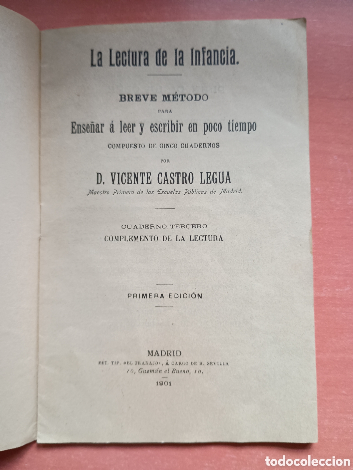 Libros antiguos: Librito La Creaci&oacute;n de Biblioteca del Ni&ntilde;o - Foto 3