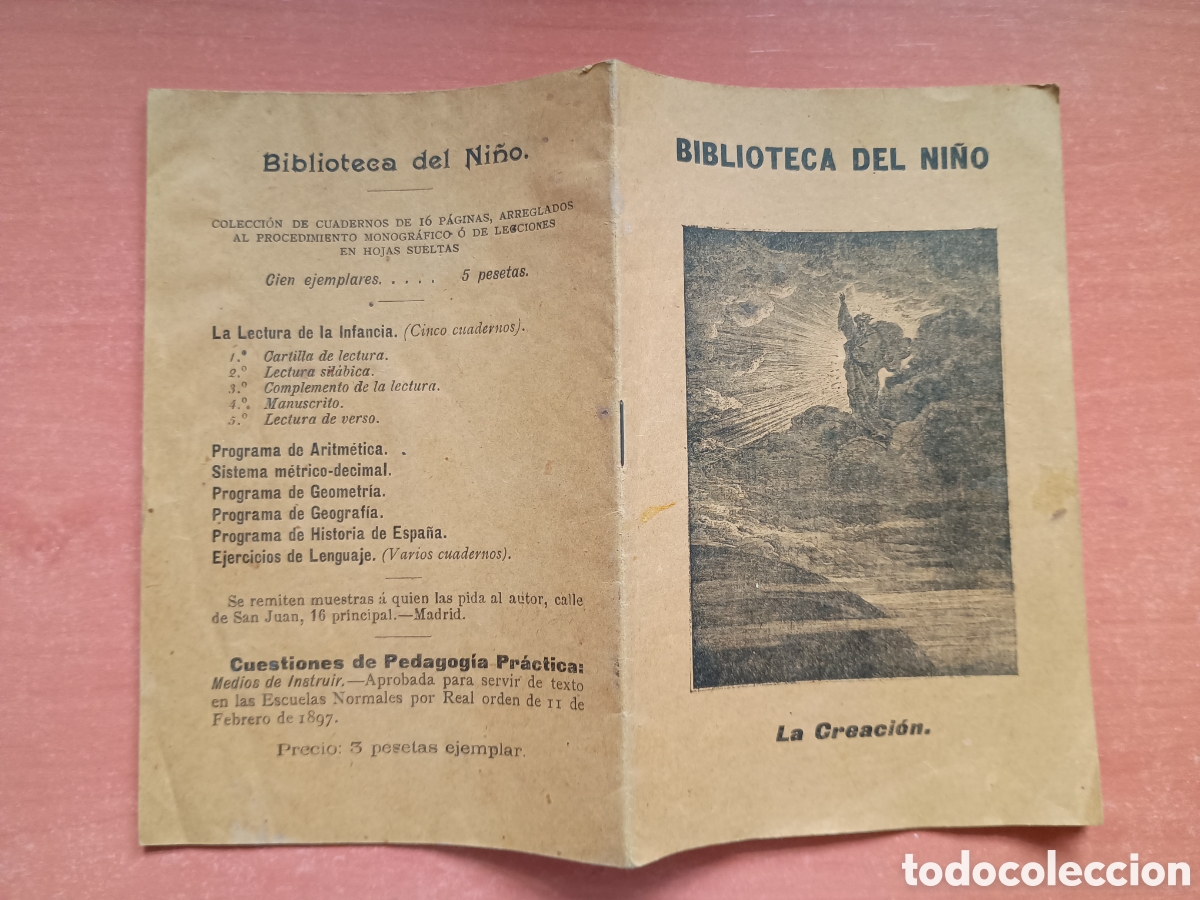 Libros antiguos: Librito La Creaci&oacute;n de Biblioteca del Ni&ntilde;o - Foto 1