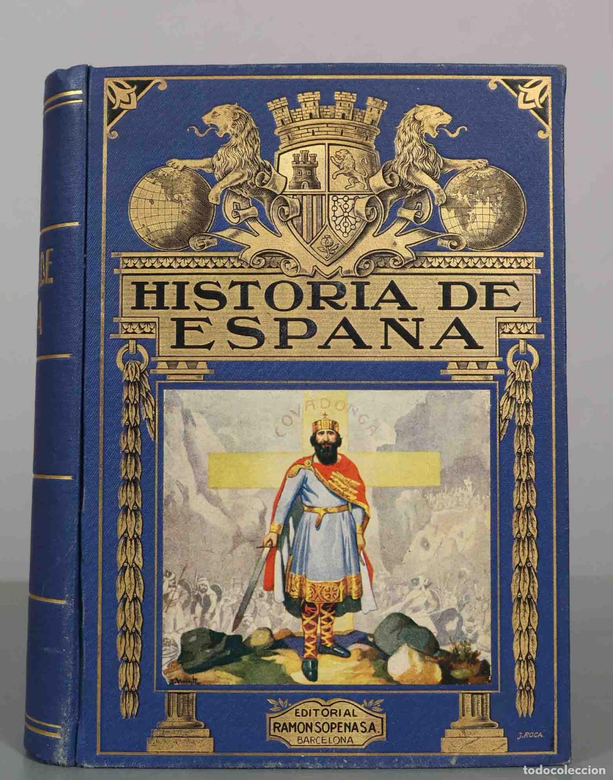 Libros antiguos: Historia de Espa&ntilde;a - Agust&iacute;n Bl&aacute;nquez Fraile - Editorial Ram&oacute;n Sopena