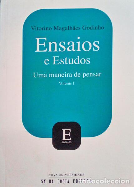 Libros antiguos: MAGALH&Atilde;ES GODINHO. (Vitorino) - ENSAIOS E ESTUDOS. [2 VOLUMES]