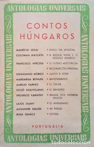 Libros antiguos: CONTOS H&Uacute;NGAROS.