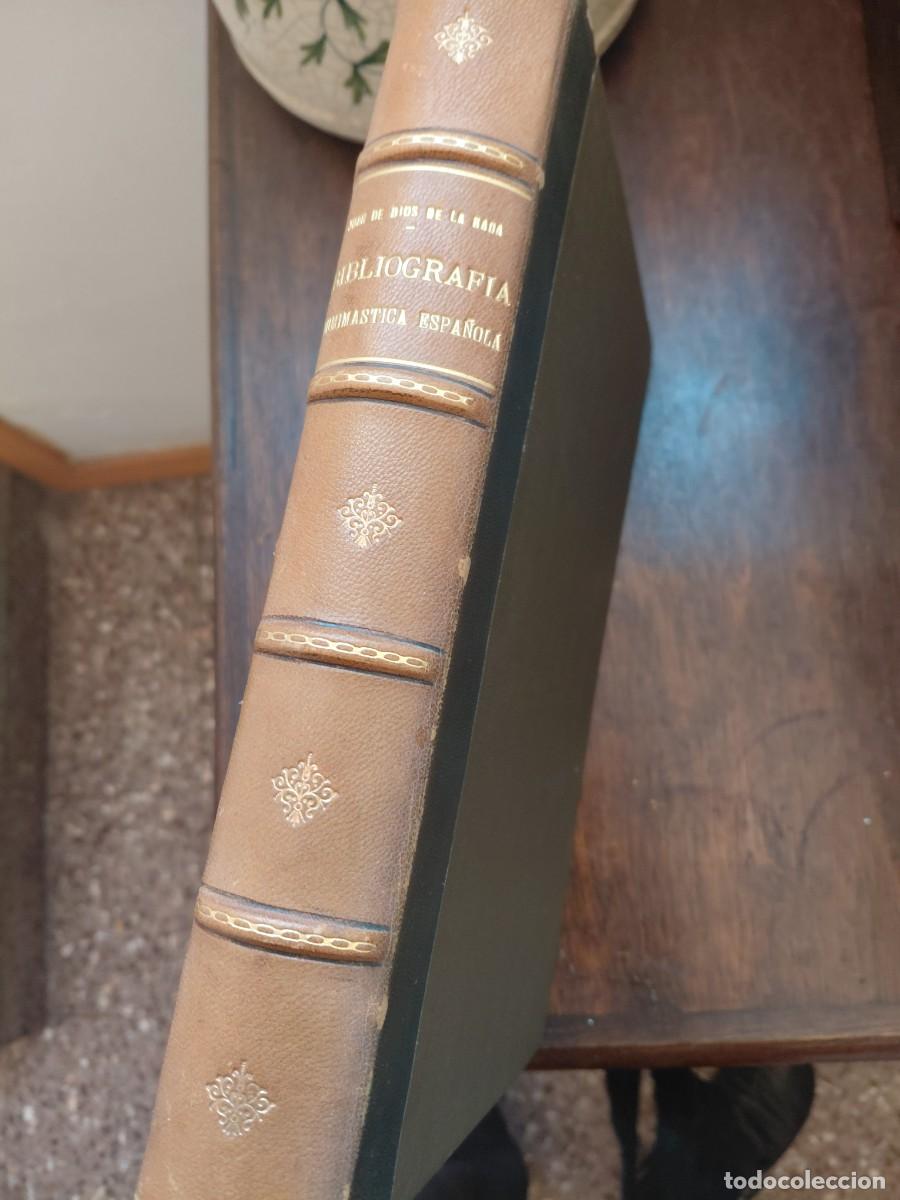 Libros antiguos: Bibliograf&iacute;a numism&aacute;tica espa&ntilde;ola. De la Rada y Delgado, Juan de Dios