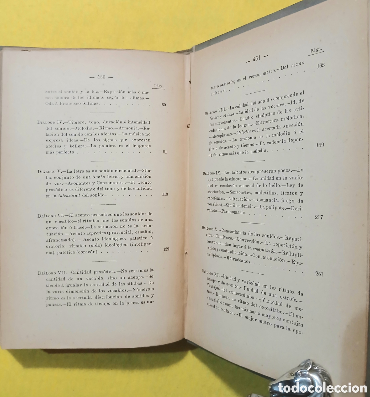 Libros antiguos: Di&aacute;logos literarios, Jos&eacute; Coll y Veh&iacute; - Foto 7