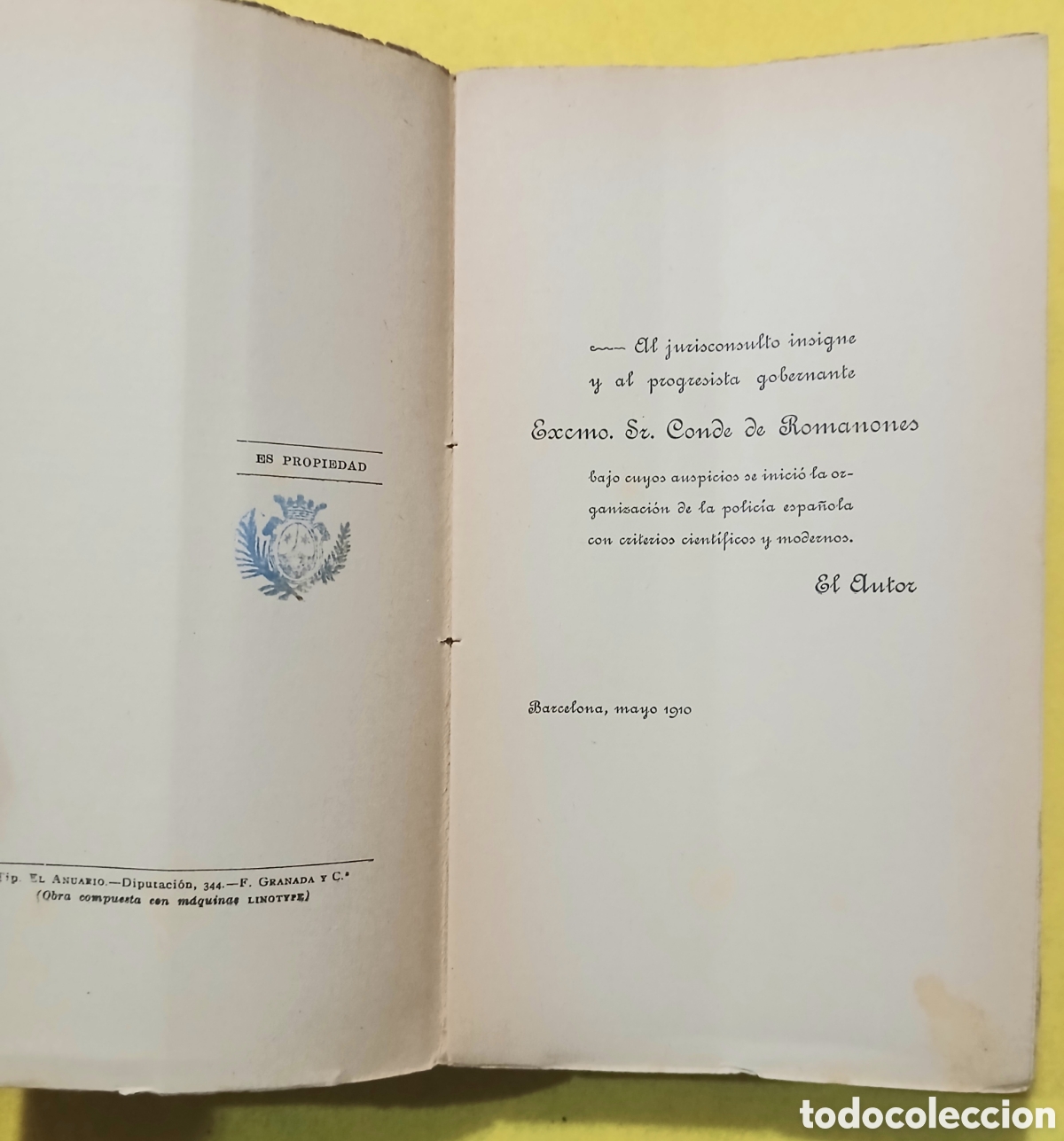 Libros antiguos: La Polic&iacute;a Dr. L. G&aacute;mbara - Foto 5