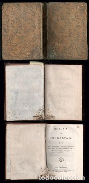 Old books: HISTORIA DE GIBRALTAR POR DON IGNACIO LOPEZ DE AYALA A&Ntilde;O 1782 - A-CA-0783