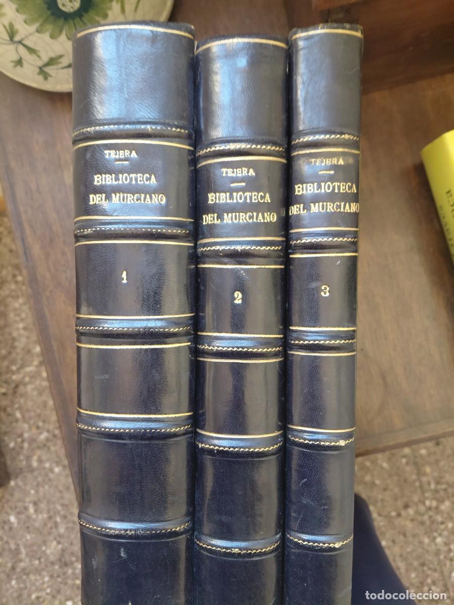 Libros antiguos: Biblioteca del murciano. PIO TEJERA Y R. DE MONCADA, Jos&eacute;