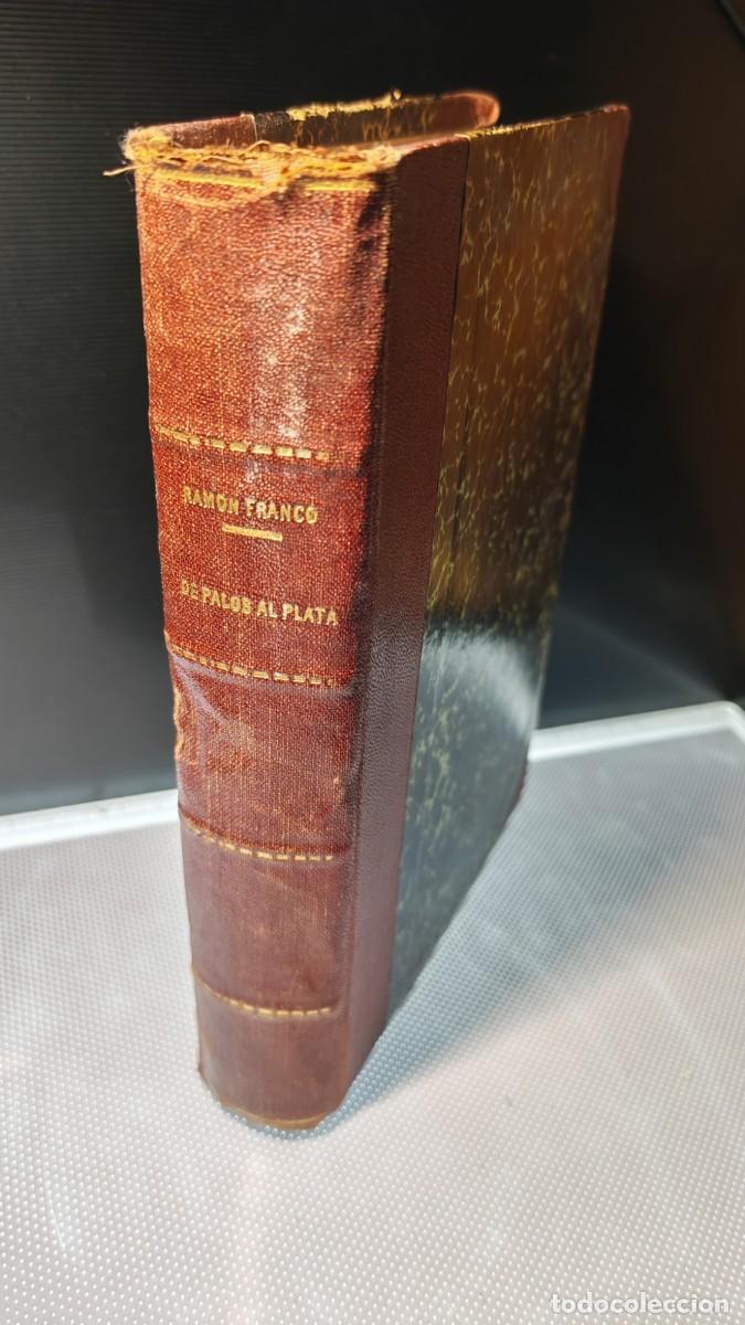 Libros antiguos: De Palos al Plata. ⁠Ram&oacute;n Franco