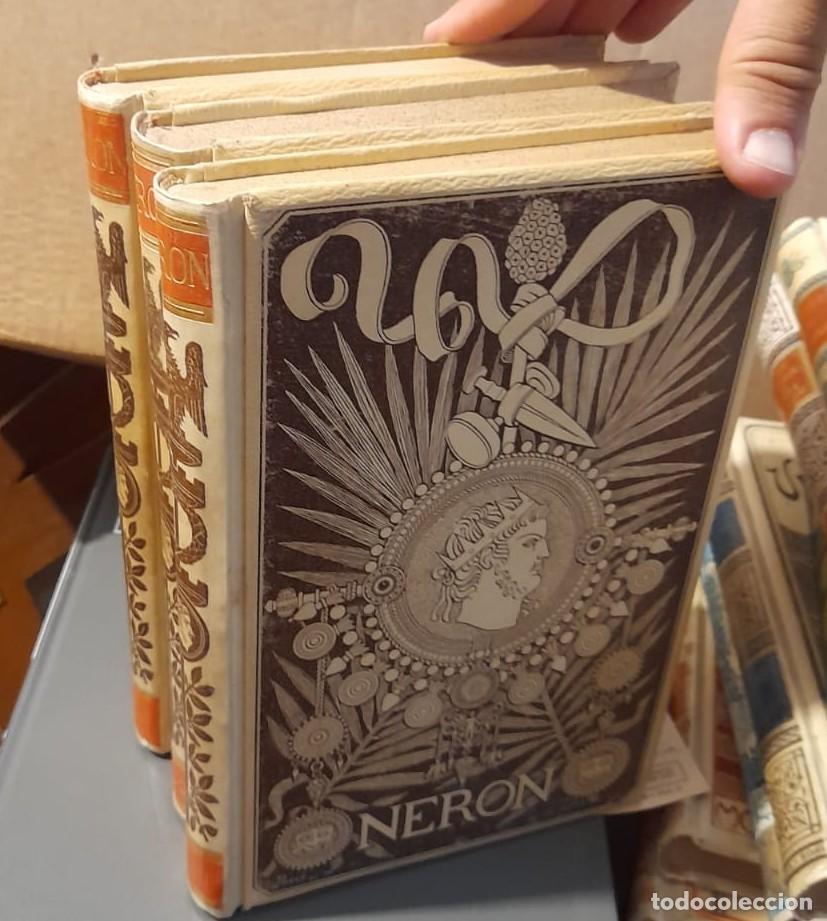 Libros antiguos: Ner&oacute;n. Estudio Hist&oacute;rico - Emilio Castelar - Obra Completa 3 Tomos - Montaner y Sim&oacute;n 1891-1893