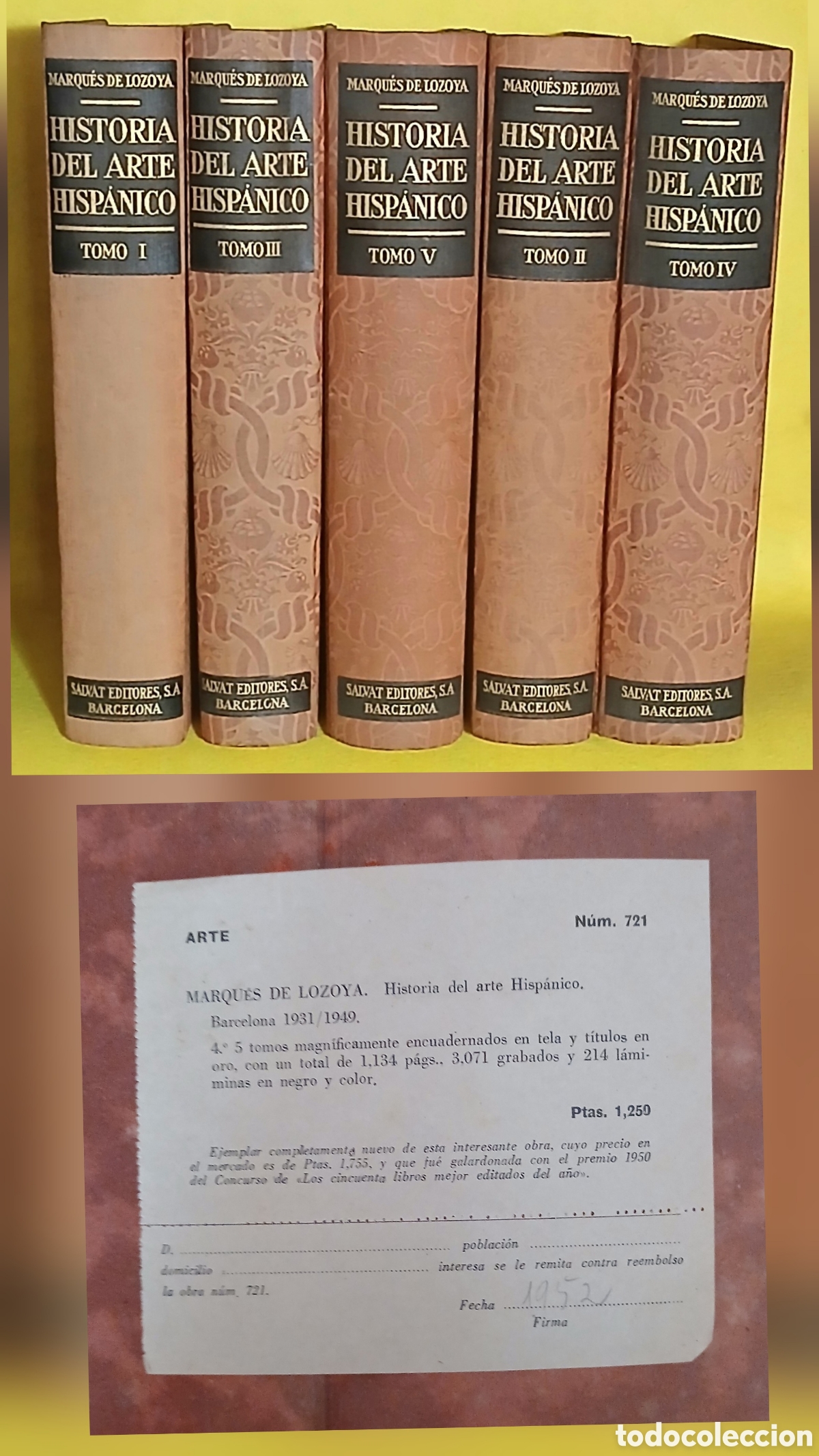 Libros antiguos: Historia del arte hisp&aacute;nico