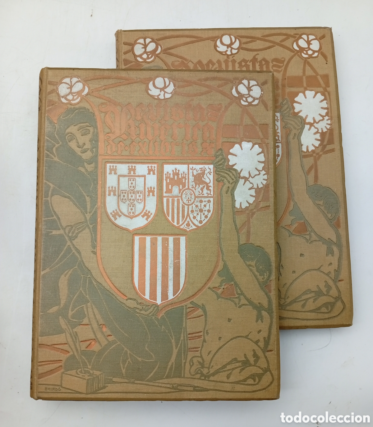Libros antiguos: Revista ib&eacute;rica de exlibris 1903-1904 inventario exlibris ib&eacute;ricos