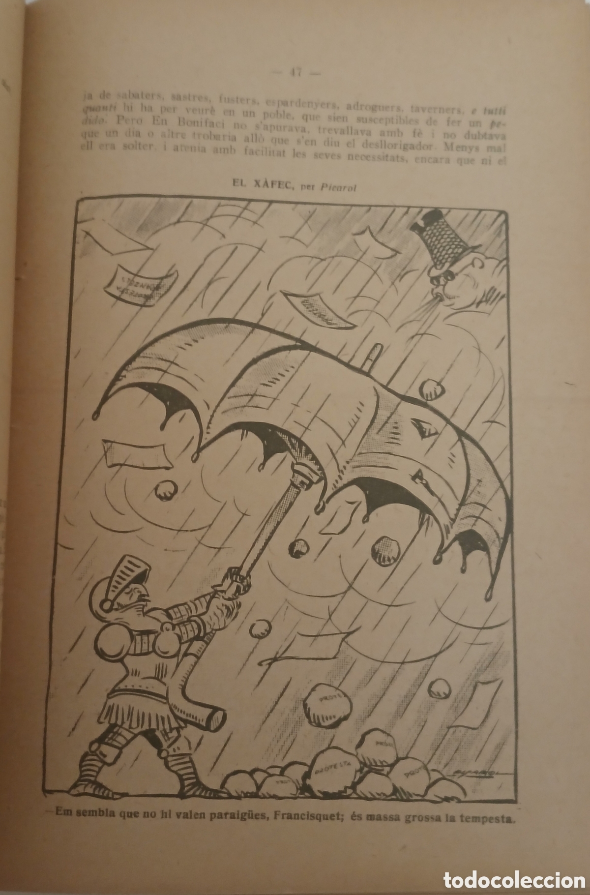 Libros antiguos: LESQUELLA DE LA TORRATXA ALMANAC 1923 - Foto 4