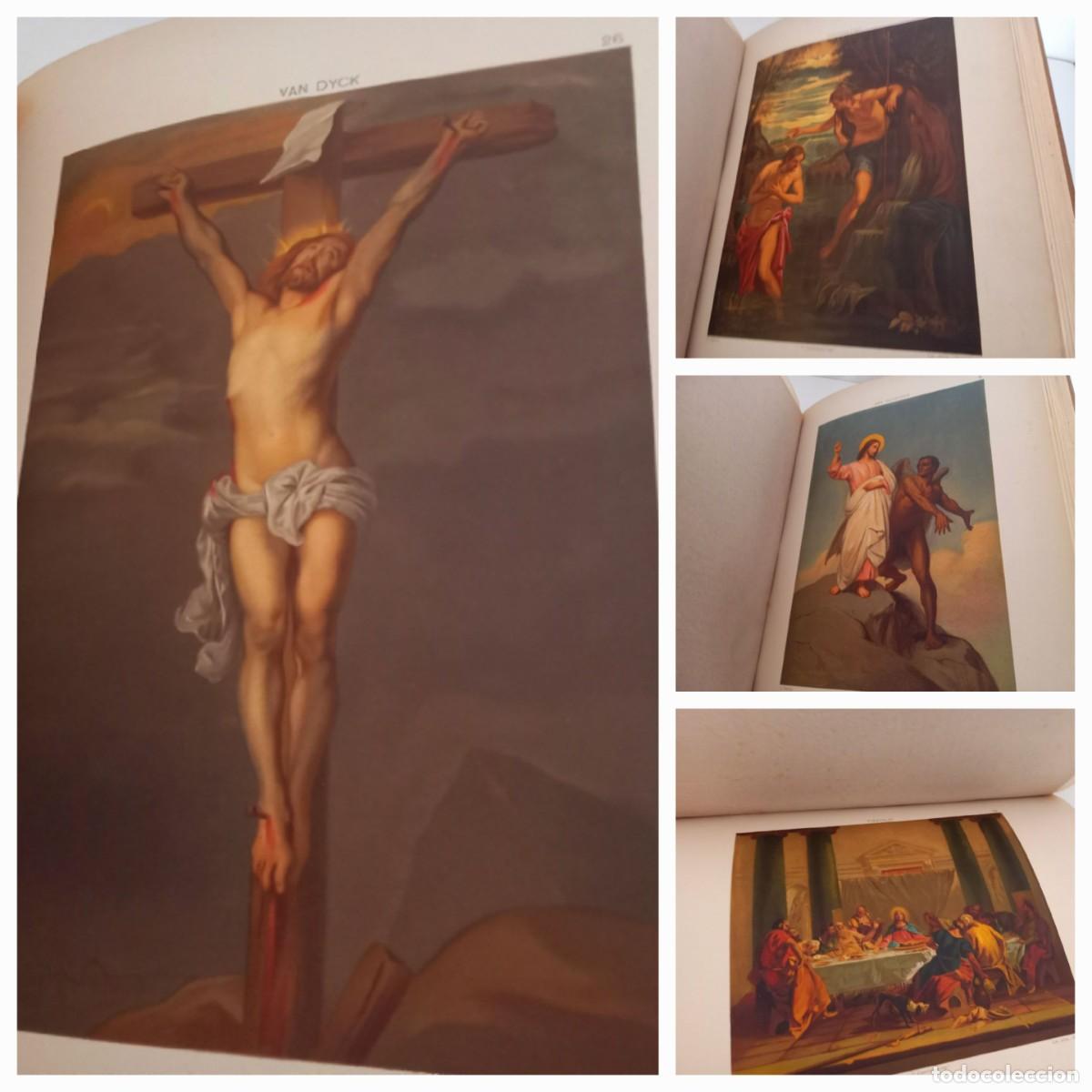Libros antiguos: MARAVILLOSO LIBRO LA CRISTIADA VIDA DE JES&Uacute;S HOJEDA FABULOSAS OLEOGRAFIAS MONUMENTAL OBRA +130 A&Ntilde;OS