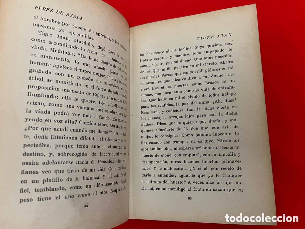 Libros antiguos: Libro Tigre Juan - Ram&oacute;n Perez De Ayala - Foto 11