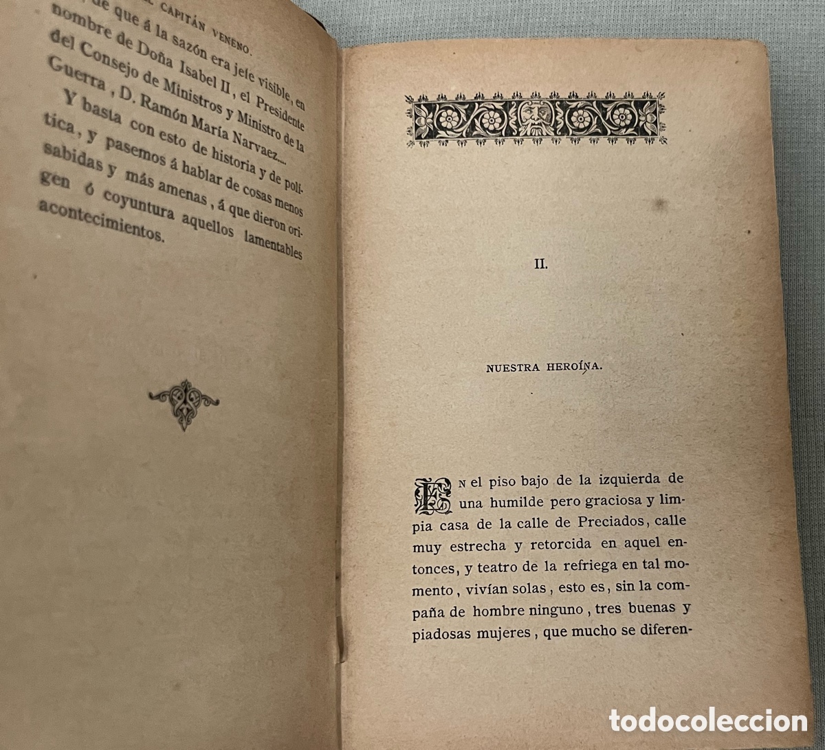 Libros antiguos: Libro de 1889 - El capit&aacute;n veneno - Pedro De Alarc&oacute;n - Foto 9