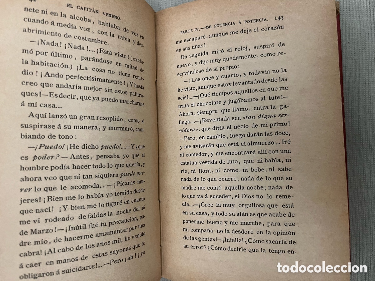 Libros antiguos: Libro de 1889 - El capit&aacute;n veneno - Pedro De Alarc&oacute;n - Foto 13